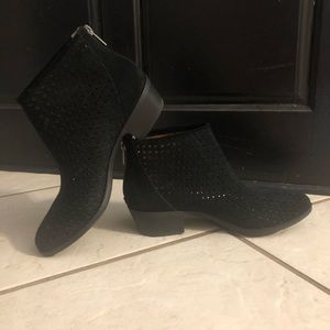 Lucky Brand Black Ankle Boots